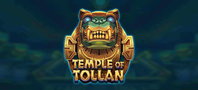 Temple of Tollan - Ancient Aztec temple slot with mysterious civilization artifacts and golden relics